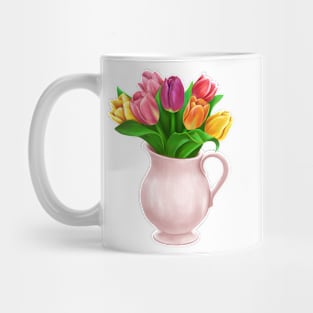 Tulips in a vase Mug